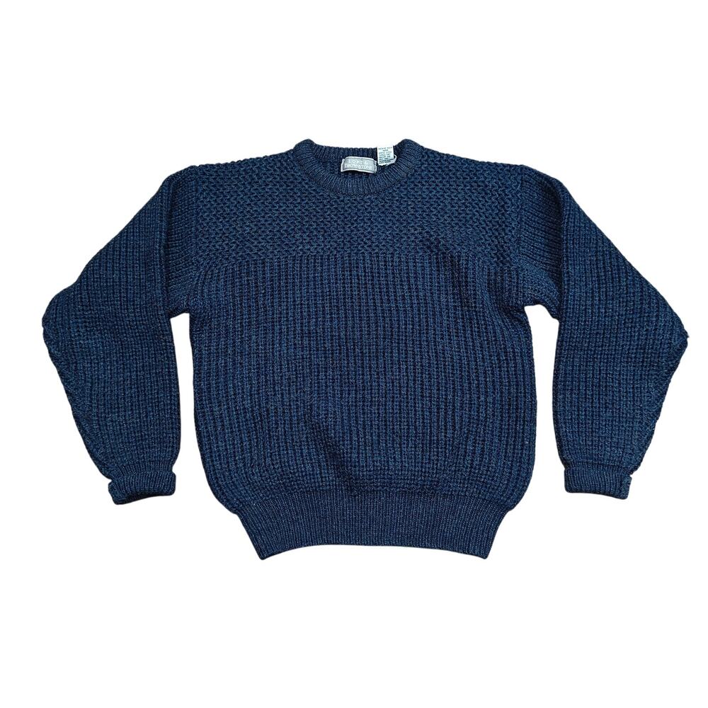Vintage Loft & Brownstone Wool Blend Pullover Knit Sweater Mens Medium